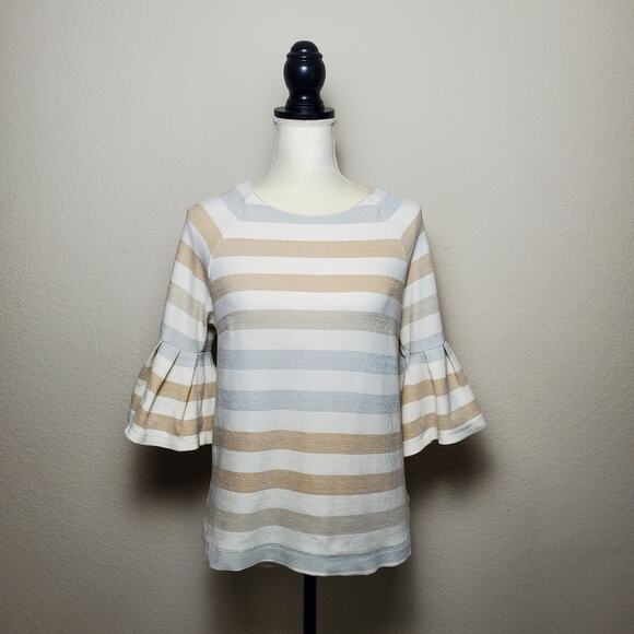 Anthropologie Helsa Striped Top Medium - Picture 1 of 8